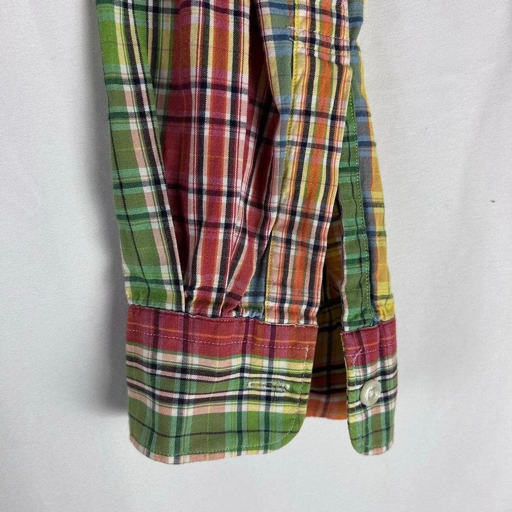 Polo Ralph Lauren Westerton Cotton Colorful Long Sleeve Men Shirt‎ Sz Large